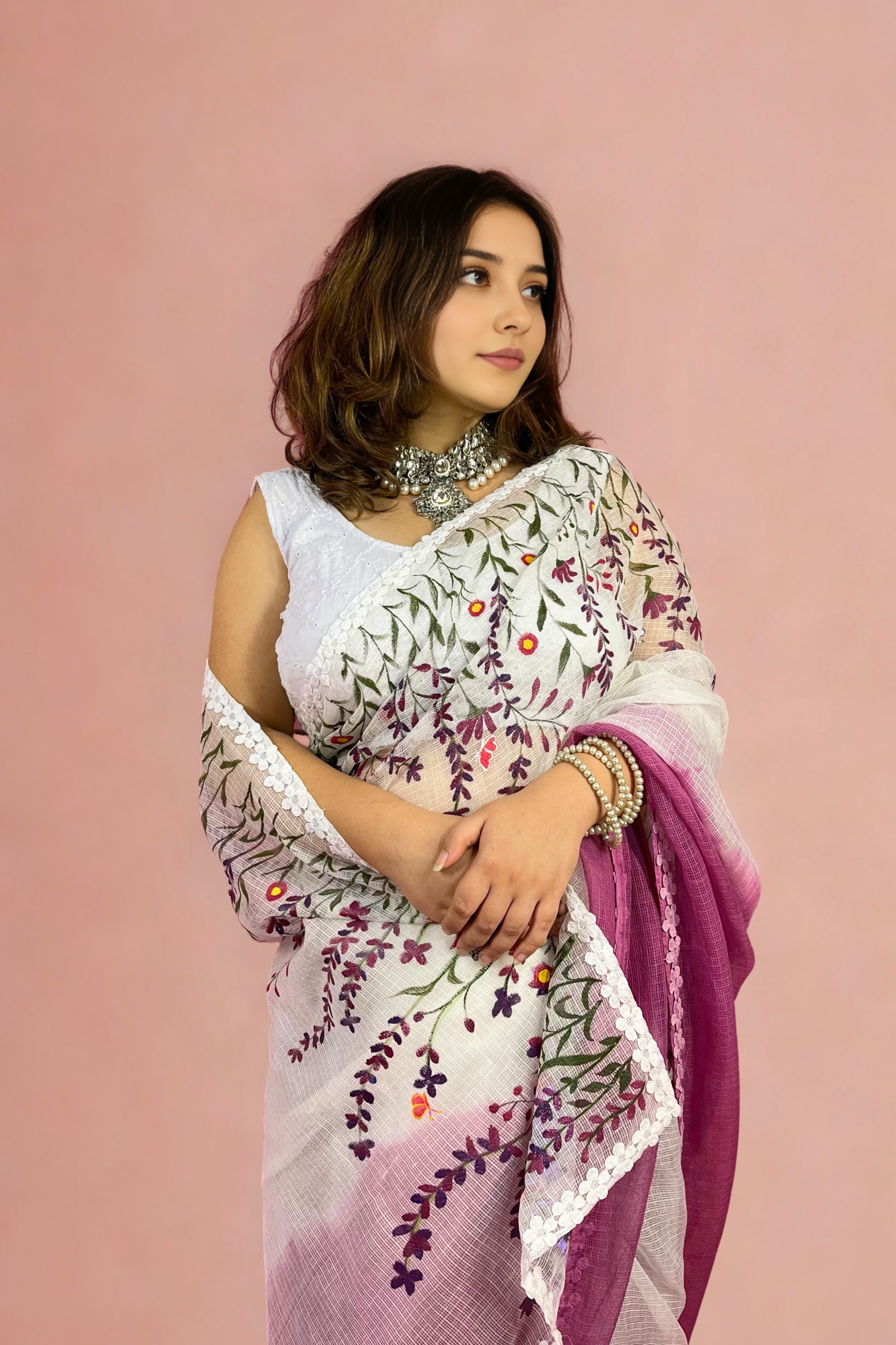 Hand-painted Kota Doria