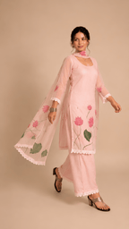 Pichwai Kotadoria Suit (Pink)
