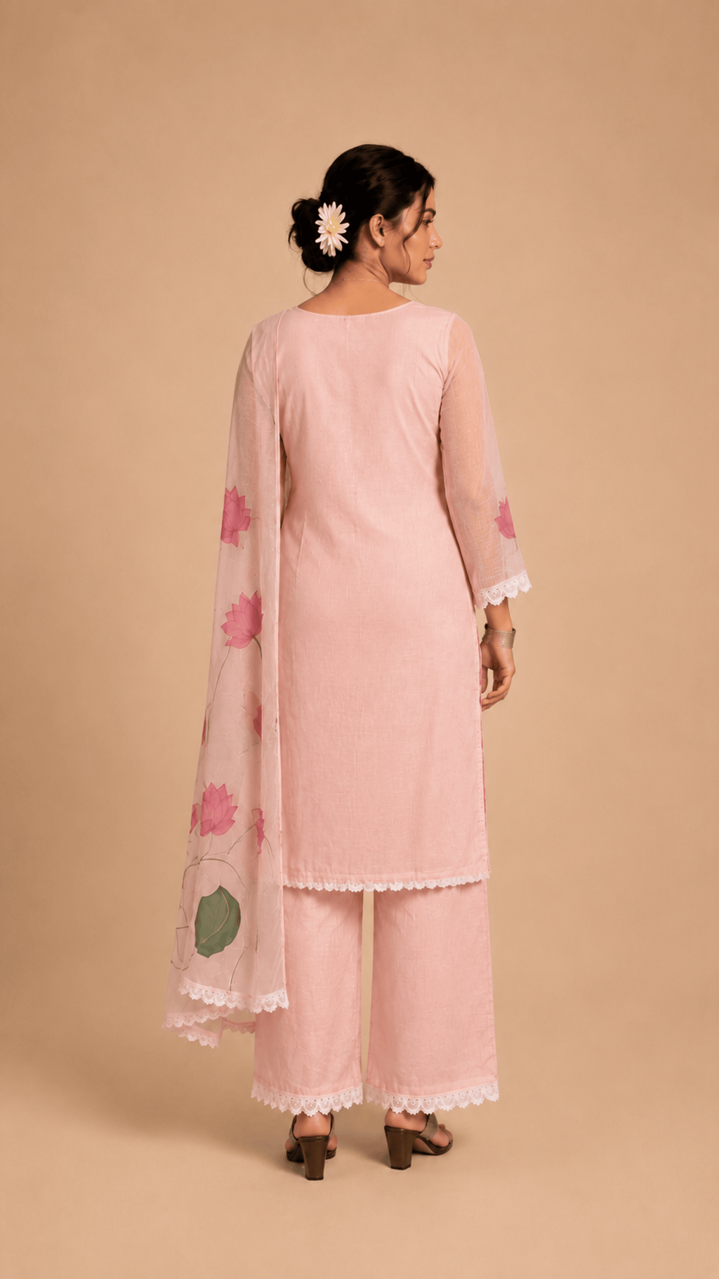 Pichwai Kotadoria Suit (Pink)