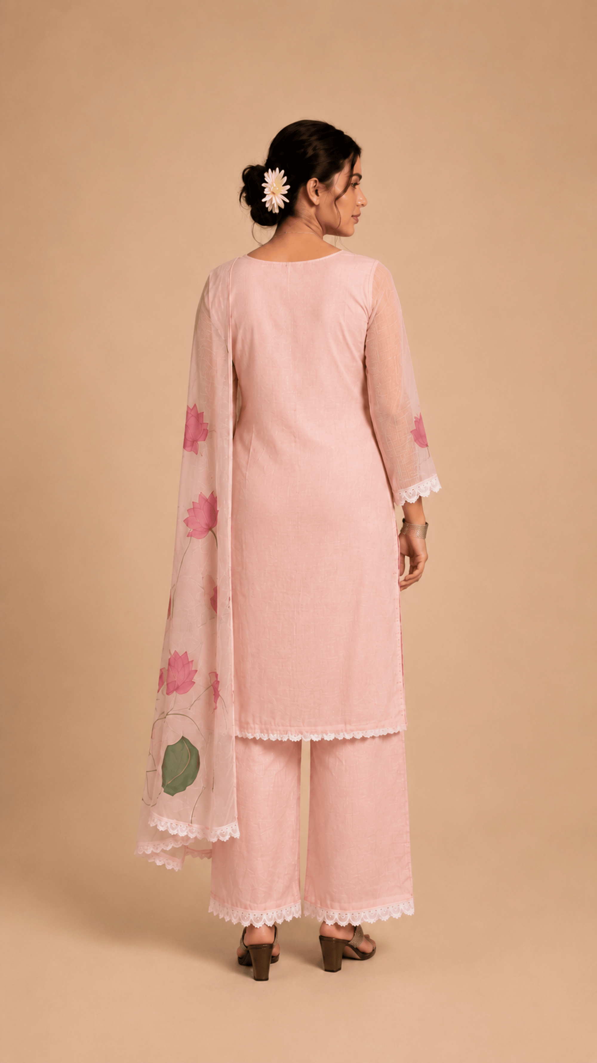 Pichwai Kotadoria Suit (Pink)
